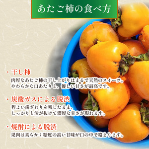 三好市産 あたご柿 5kg （15玉～20玉） 果物 フルーツ かき カキ 【渋柿】