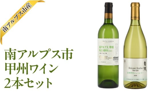 南アルプス市産甲州ワイン2本セット ALPAJ059