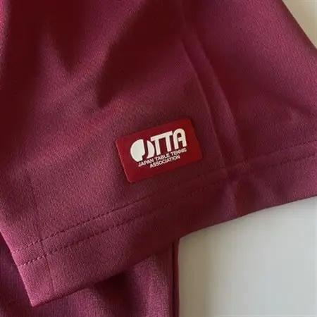 JTTA公認　卓球ユニフォーム【男女兼用(ドライ):Mサイズ】プレイヤー　05　バーガンディー_装飾品・工芸品  洋服 _【1524646】