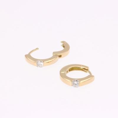 ふるさと納税 甲府市 ピアス ダイヤモンド 0.2ct 中折れピアス フープピアス EJ-101 |  | 01