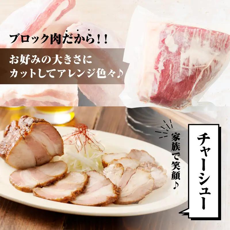 豚肉 ブロック 豚肉[訳あり 宮崎県産 バラ 1kg]