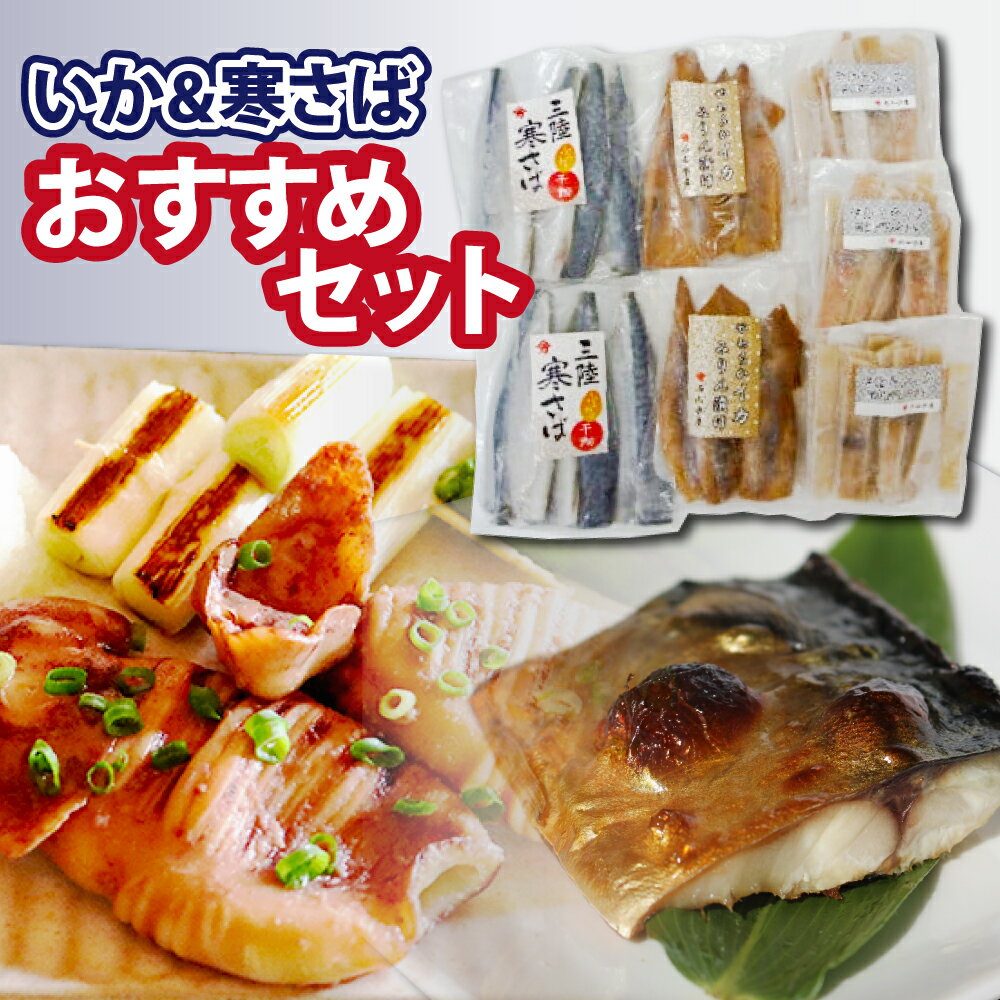 【ふるさと納税】石山水産 おすすめ セット ( いか＆さば ) 冷凍 烏賊 マツイカ いか イカ焼き 干し 干物 魚介 海鮮 BBQ 日本酒 おつまみ お弁当 おかず 冷凍食品 シーフード 冷凍食材 サバ 鯖