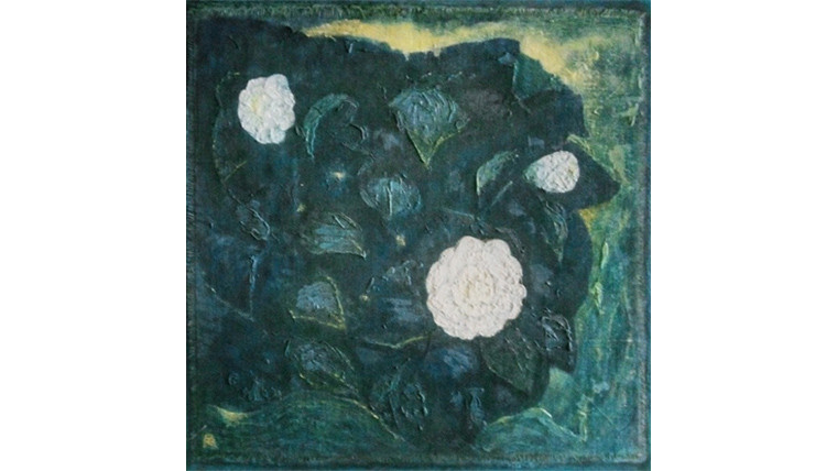 
                  【 限定 1点 】白椿 2 絵画 絵 アート アトリエ 飛動庵
                
