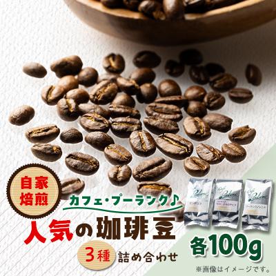 ふるさと納税 猪名川町 カフェ・プーランク人気の自家焙煎珈琲豆3種類のセット