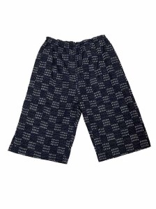 久留米絣 市松文人柄ショートパンツ（S・M・L・２L）_Jj010_ショートパンツ S M L 2L メンズ レディース 綿100％ 市松文人柄 両サイドスラッシュポケット 後ろ貼りポケット 久留米絣