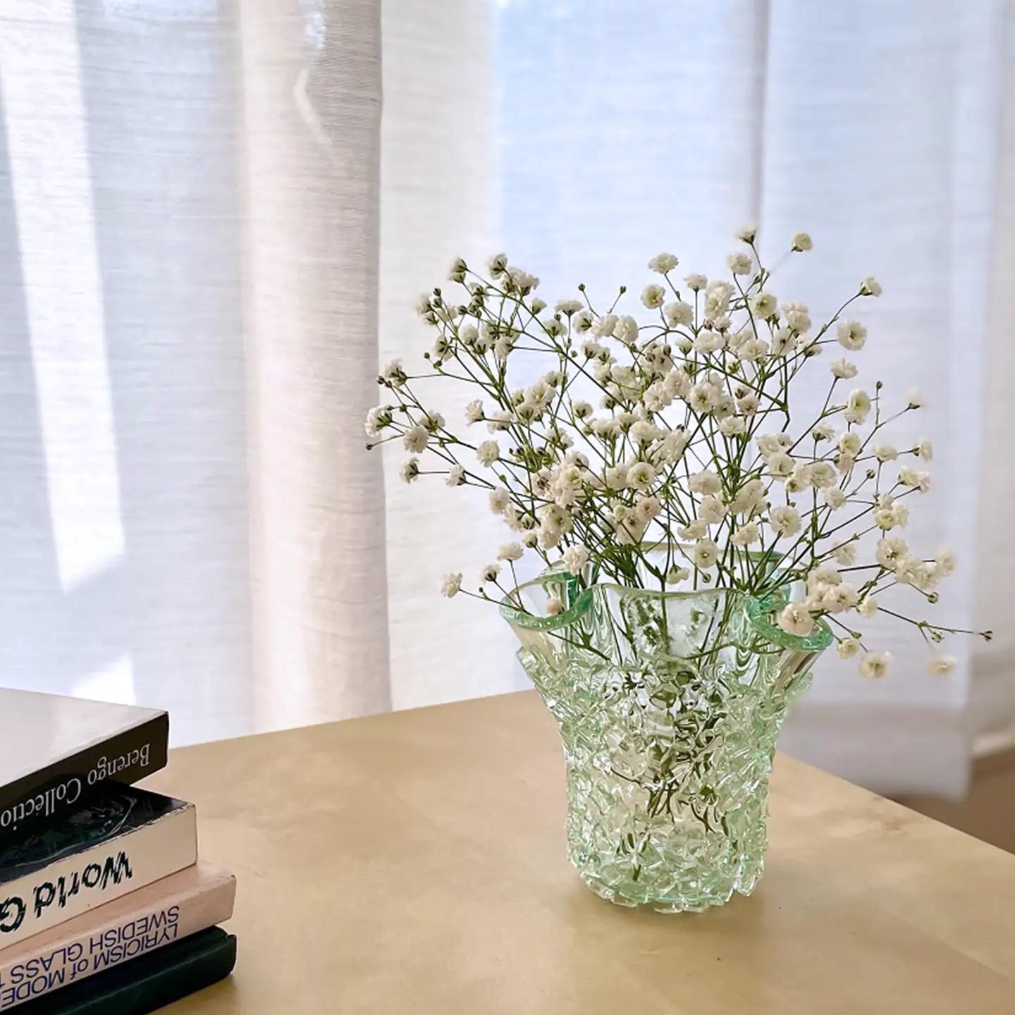 「フリットＶＡＳＥ（Ｍ）」 ｜ 花器 花瓶 ガラス ミラーズウサ