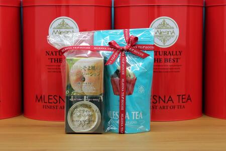 ムレスナティー 紅茶 感謝の気持ちを込めたプレゼントにピッタリ！！ リーフタイプ+CUBE BOX 2個セット【紅茶】