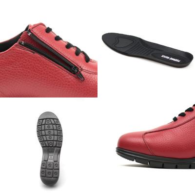 ふるさと納税 大和郡山市 ピエールリッチ 24.5cm レッド ソフト 牛革 軽量 レザー スニーカー 婦人靴 PR821 |  | 03