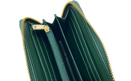 高知の財布 グリーン / 高知 ブランド 財布 長財布 合成皮革 革 アパレル 財布 ビジネス 贈り物 プレゼント ご当地 【株式会社ブランド高知】[ATDW006]