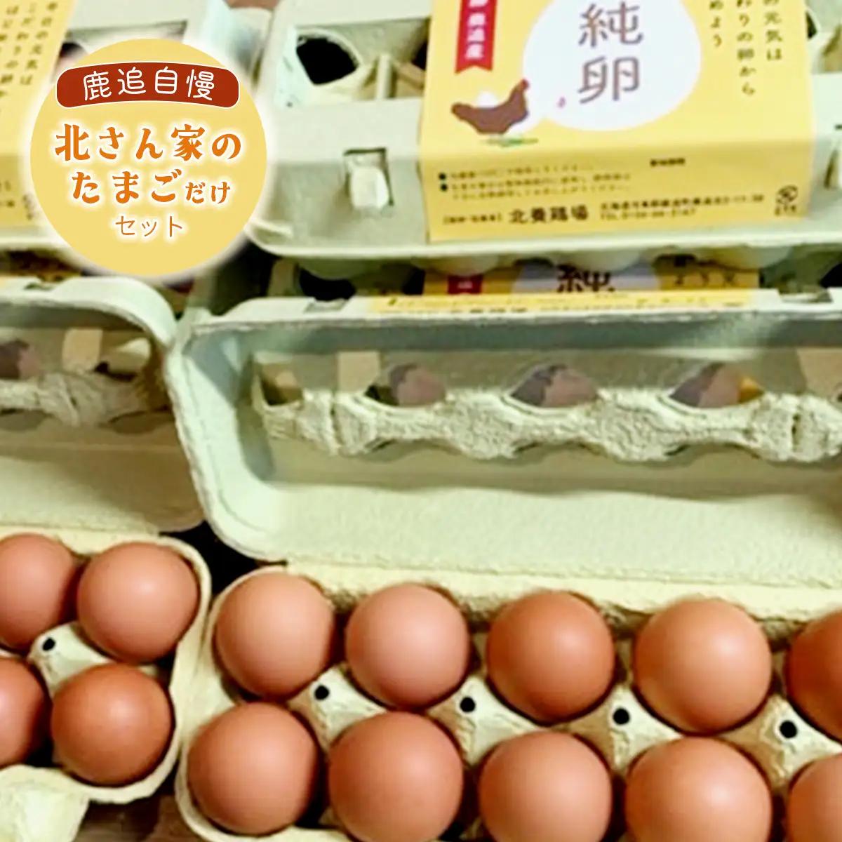 ぜーんぶ、北さん家のたまご 【 北海道 鹿追町 送料無料 】 SKL004