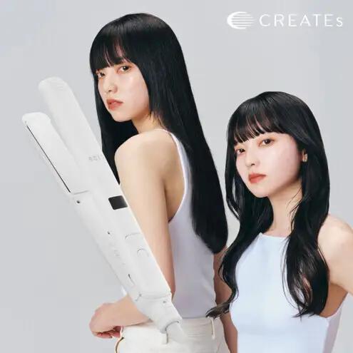 クレイツ 9012 イオンストレートアイロン 120℃～200℃ 海外対応 交流(コード)式 ホワイト CS-G9012W ヘアアイロン スタイリング ストレートアイロン コテ ヘアケア 家電 電化製品 美容 美容家電 福岡県 福岡市 福岡