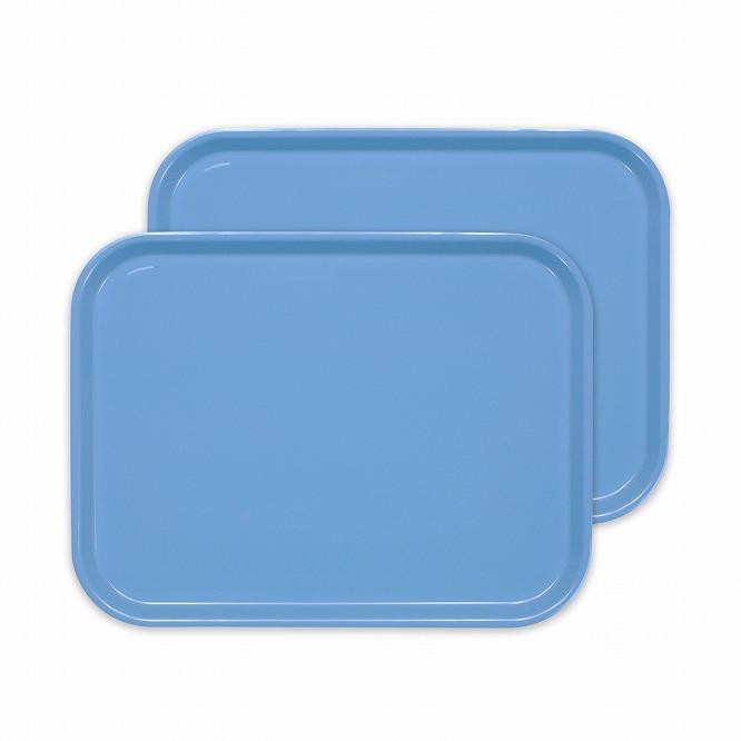 
カラフルピノトレー L 39cm ブルー 2枚組　タツクラフト
