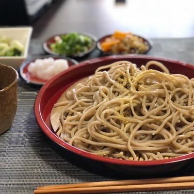 ふるさと納税 磐田市 レンチン茹でそば(十割そば) 4人前　そばつゆ付き 【手打ちそば ことのは庵】　静岡県 磐田市