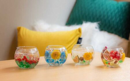 障害がある方が作ったキャンドルホルダー