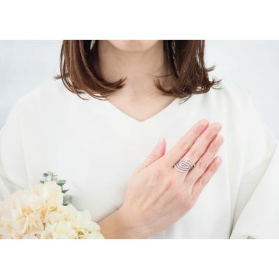 ふるさと納税 甲府市 1.00ct大ぶりダイヤモンドリング 8769　PT |  | 03