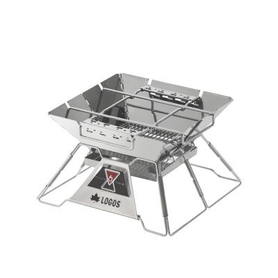 ふるさと納税 城陽市 LOGOS ピラミッドTAKIBI M 　キャンプやBBQをより楽しめる焚き火台!　81064163 |  | 01