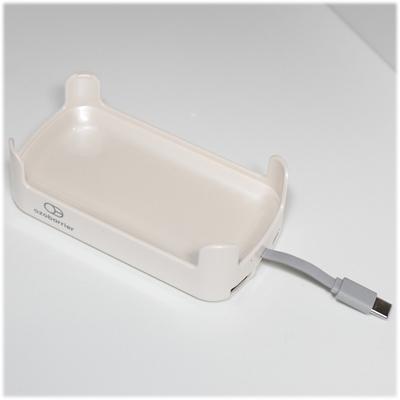 ふるさと納税 小坂町 「オゾバリア/ozobarrier」モバイルセット　バッテリー+プレート付(パールホワイト) |  | 01