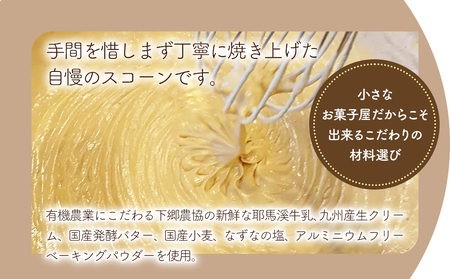 国産発酵バター仕込み濃厚リッチな九州産生クリームスコーン コーヒーＷチョコ 4個セット | お菓子 菓子 おかし 洋菓子 焼き菓子 イギリス菓子 コーヒースコーン チョコスコーン コーヒー チョコ お
