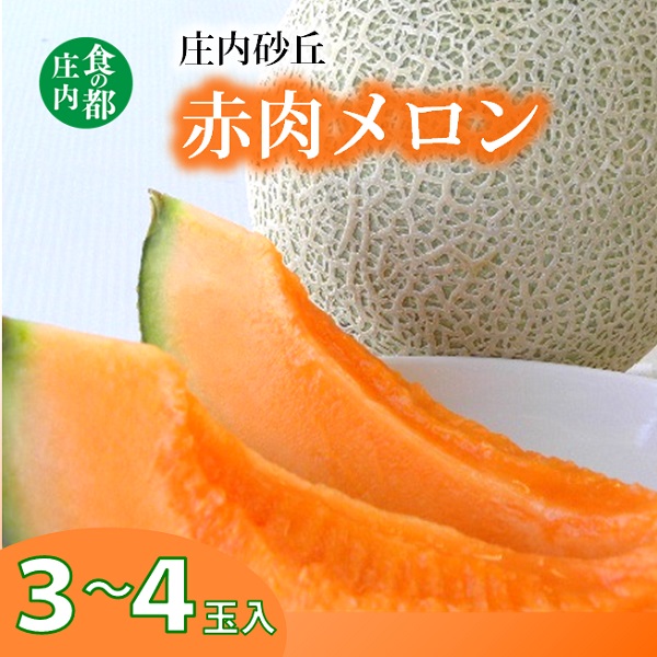食の都庄内　プロの技！庄内砂丘　赤肉メロン　※令和7年7月頃より順次配送予定