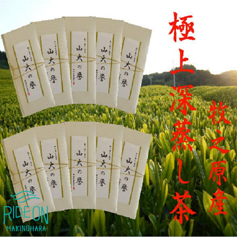【ふるさと納税】 098-8 【令和7年5月より新茶出荷】 牧之原産 極上 深蒸し茶 10袋 セット お茶 茶 深蒸し 煎茶 旬 日常 のし 熨斗 贈答 ギフト 静岡県 牧之原市 澤田行平商店