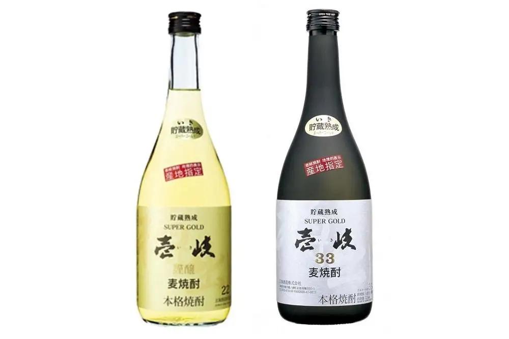【AA059】壱岐スーパーゴールド 22度・ 33度 720ml2本セット｜麦焼酎