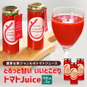 【ふるさと納税】とろっと甘い いいとこどり トマトJuice トマト ジュース 甘い おいしい 野菜 ベジタブル 瓶入り 飛騨高山 長谷川農園 【FK001】