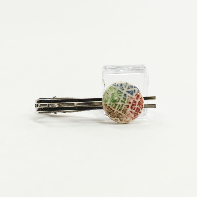 【ふるさと納税】陶器タイピン　SH-MN204 工芸品 タイピン ビジネス 半磁器