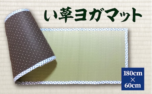 
										
										八代市 い草 ヨガマット 180cm×60cm ヨガ 熊本県産【青水玉】
									