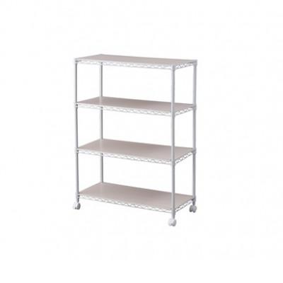 ふるさと納税 大河原町 カラーメタルラック ウッドボード付き CMM-75104B 白 アイリスオーヤマ[53753283] |  | 02