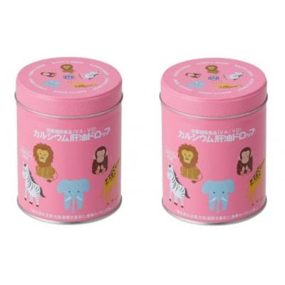 ふるさと納税 嵐山町 カルシウム肝油ドロップ 300粒 2缶セット メロン風味[No5755-0320]