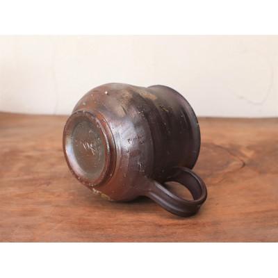 ふるさと納税 上島町 備前焼 コーヒーカップ(中)　ロクロ目・サンギリ　c6-002 |  | 03