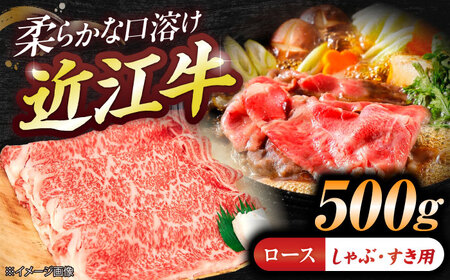 近江牛ロース(すき・しゃぶ)500g BIBE078 近江牛