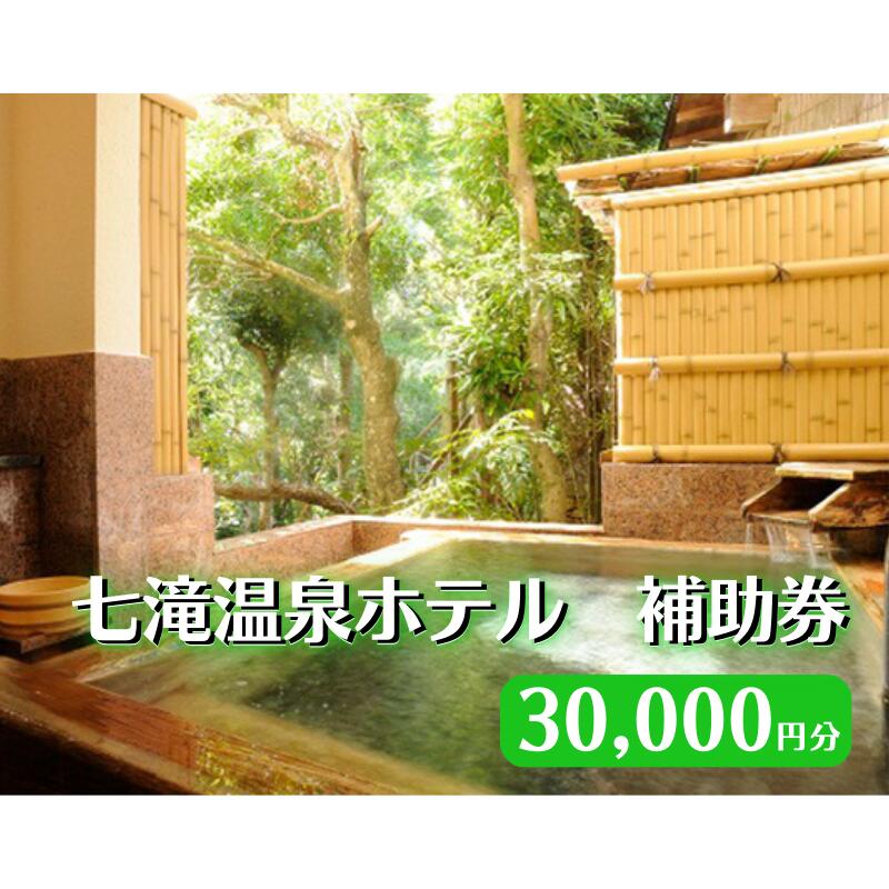 【ふるさと納税】宿泊券 補助券 30,000円分 旅行 観光 温泉 国内旅行 日帰り温泉 入浴 デイユース 温泉郷 七滝温泉ホテル 河津 河津町 静岡 旅館 伊豆　宿泊チケット 体験型 体験チケット 日帰り温泉