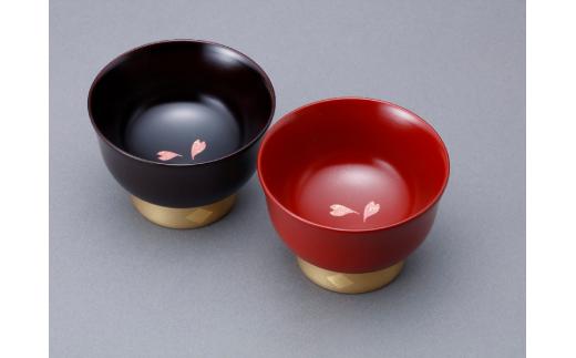 秀衡塗 盃 金桜 ペア