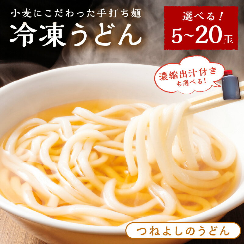 【ふるさと納税】小麦香る！もちもち麺。TVで紹介！京都のうどん　 時短調理！モチモチうどん／京丹後つねよしの冷凍うどん 5玉 10玉 20玉 選べる 定期便 3回 隔月 5食分 10食分 20食分 濃縮出汁付き ふるさと納税 うどん 冷凍 麺 麺類 食品 冷凍うどん つるつる