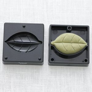 【手作り和菓子シリーズ】●練りきり型（へら付）：木の葉シリーズ● プラスチック製 和菓子 調理 料理 製菓 キッチン 調理器具 和菓子 お菓子 抜き型 押し型 型抜き ねりきり 押し寿司 千葉真知子先生監修〈スケーター株式会社〉  8-051