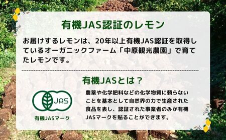 [1～2月発送] 瀬戸内オーガニックレモン 約1kg(8～12個程度) 有機JAS認証 国産 せとうち 広島 大崎上島 離島 有機栽培 柑橘 果物 オーガニック フルーツ ギフト 防腐剤不使用 ワック