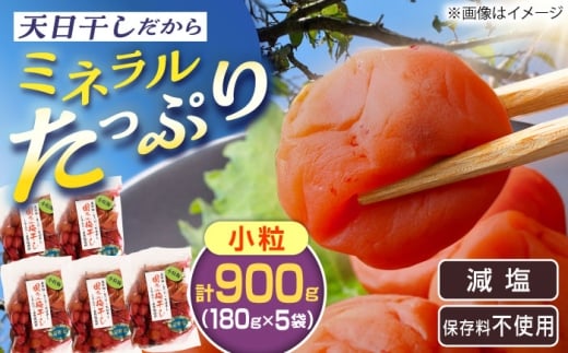 国産 小粒梅干し 計900g 180g×5袋 / 梅干し 小粒 国産 天日干し 減塩 梅 うめ パック包装 セット お茶請け おにぎり 料理 ご飯のお供 おかず 産地直送 小梅 お取り寄せ 贈答 ギフト 岐阜県 / 恵那市 / マルコ醸造 [AUCT008]