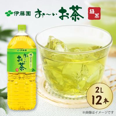 ふるさと納税 牧之原市 伊藤園 お〜いお茶緑茶 PET 2L×12本(2ケース)【複数個口で配送】