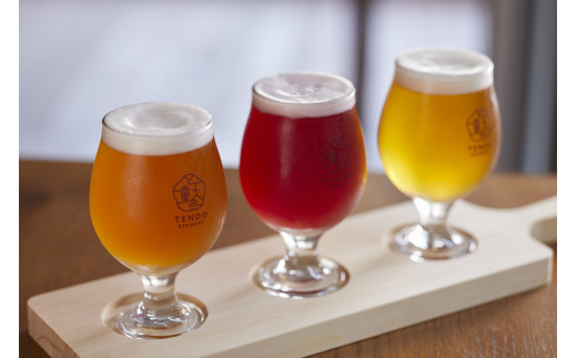 08-37-008　TENDO BREWERYクラフトビール10本セット【グラス付き】