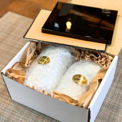 ふるさと納税 出雲市 ガラスのお雛様(立ち雛)セット(ひしもち・ぼんぼり・名入れ) |  | 01