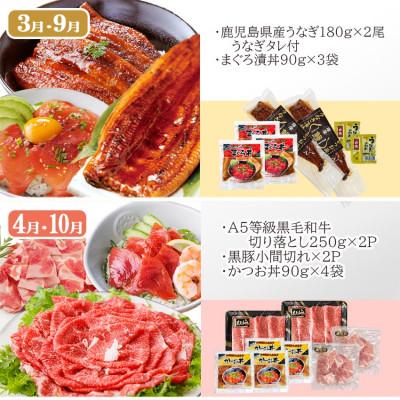 ふるさと納税 枕崎市 お肉とお魚　お楽しみ定期便　6回配送JJ10-0002 |  | 02