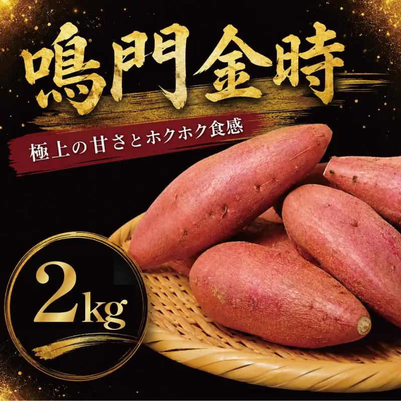 鳴門金時 2kg 【8月中旬より発送】 秀品 Mサイズ