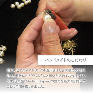 樹脂ポスト　フープピアス　15mm シルバー アクセサリー ニッケルフリー 金属アレルギー対応