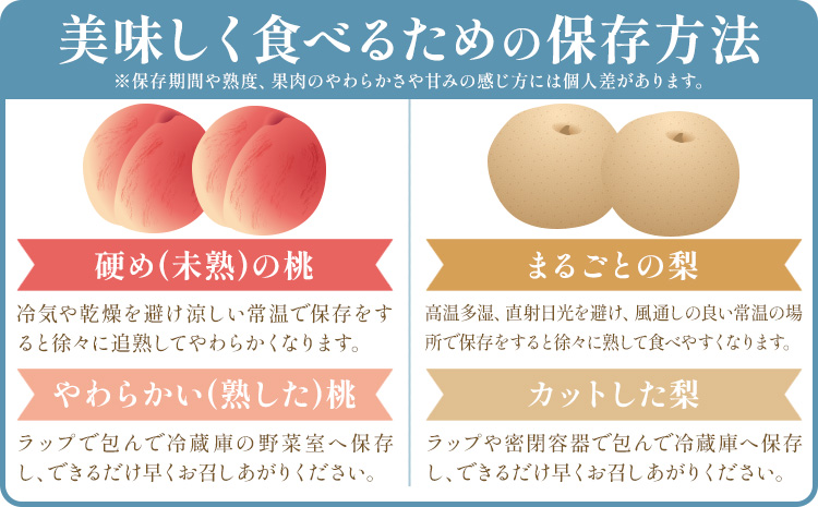 紀州 和歌山県産 旬の フルーツ セット ミニ 2ヶ月定期便 8月・9月配送 桃 3玉 梨 3玉 株式会社魚鶴商店《8月-9月頃出荷》和歌山県 日高川町 もも なし 定期便 果物 旬---wshg_uot102tei_26_20000_89y2---
