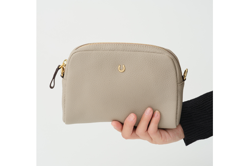 SOMES AT-70 ポシェット ライトベージュ [ソメスサドル 北海道 砂川市 12260899] ソメス メンズ レディース 革 本革 レザー 革製品 鞄 バッグ 革鞄 革カバン 革バッグ