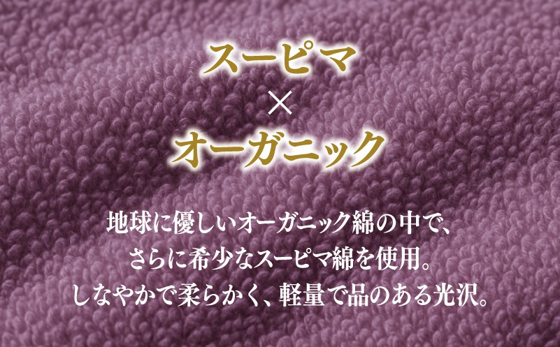 高級泉州タオル ラガマフィン バスタオル パープル 1枚 030D162