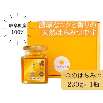 ふるさと納税 山県市 【岐阜県産の100%天然はちみつ】はちみつ王国の「日本のはちみつ金」