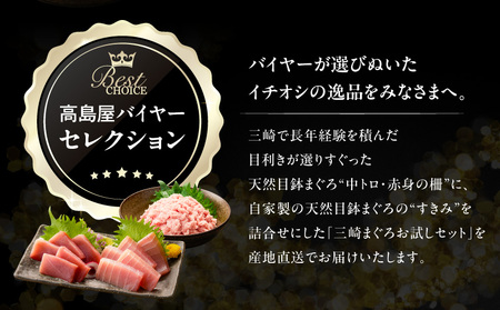 【 高島屋 バイヤー セレクション 】 三崎まぐろ お試し 詰合せ M038-001 冷凍 マグロ