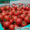 【ふるさと納税】トマト フルーツトマト 2.4kg～3.6kg 2箱 フルティカ 藤沢市 野菜 とまと ミニトマト ハウス栽培　藤沢市　お届け：2024年12月上旬～2025年7月上旬に発送